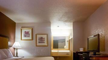 Desk, iron/ironing board, cribs/infant beds, rollaway beds