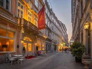 Front of property - evening/night