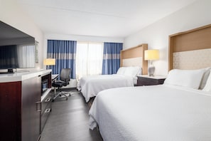 Standard Room, 2 Queen Beds | 1 bedroom, premium bedding, pillow-top beds, desk