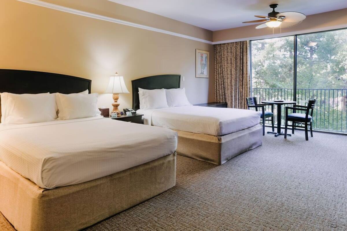 Deluxe Room, 2 Queen Beds | Premium bedding, minibar, in-room safe, individually decorated