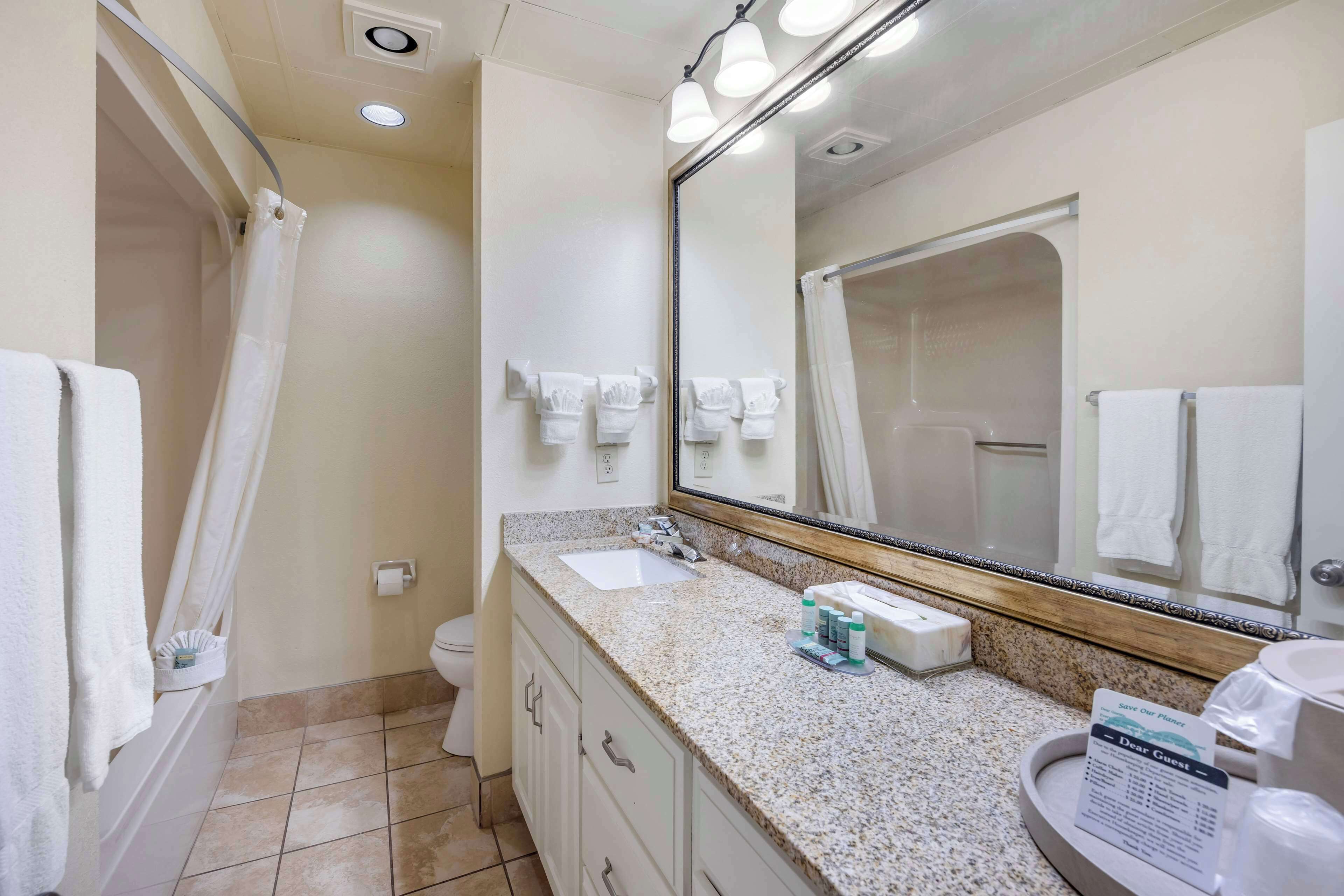 free toiletries, hair dryer, towels, soap