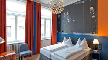 Deluxe Double Room (Salon) | Premium bedding, pillow-top beds, minibar, in-room safe