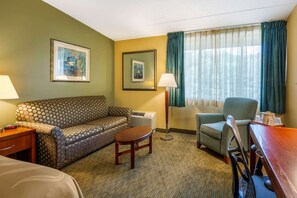 Standard Room, 1 King Bed with Sofa bed, Non Smoking | Desk, laptop workspace, blackout drapes, iron/ironing board