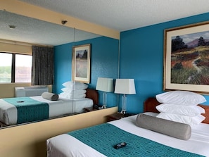 Luxe beddengoed, een bureau, een strijkplank/strijkijzer, gratis wifi
