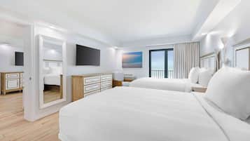 Suite, 2 Double Beds, Non Smoking, Balcony (with Sofabed;Gulf View) | Laptop workspace, blackout drapes, iron/ironing board, free WiFi