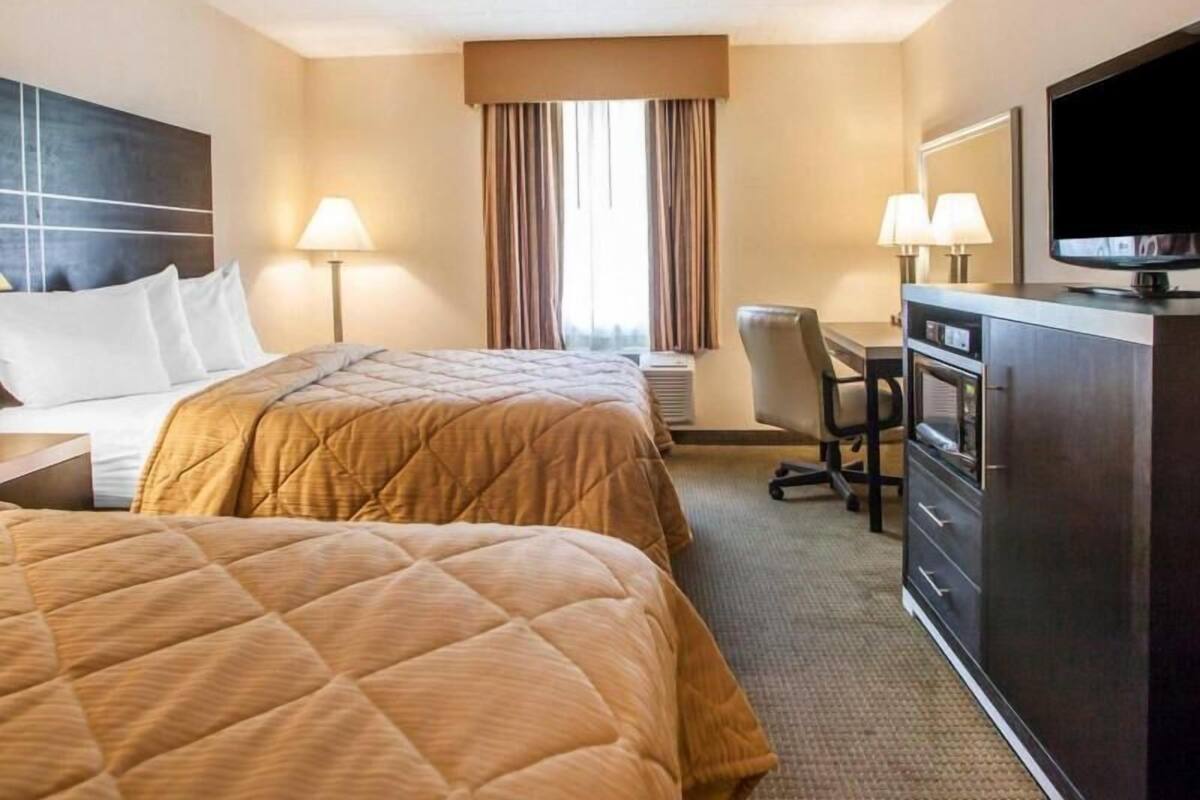 Premium bedding, down comforters, in-room safe, desk