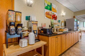 Free daily on-the-go breakfast