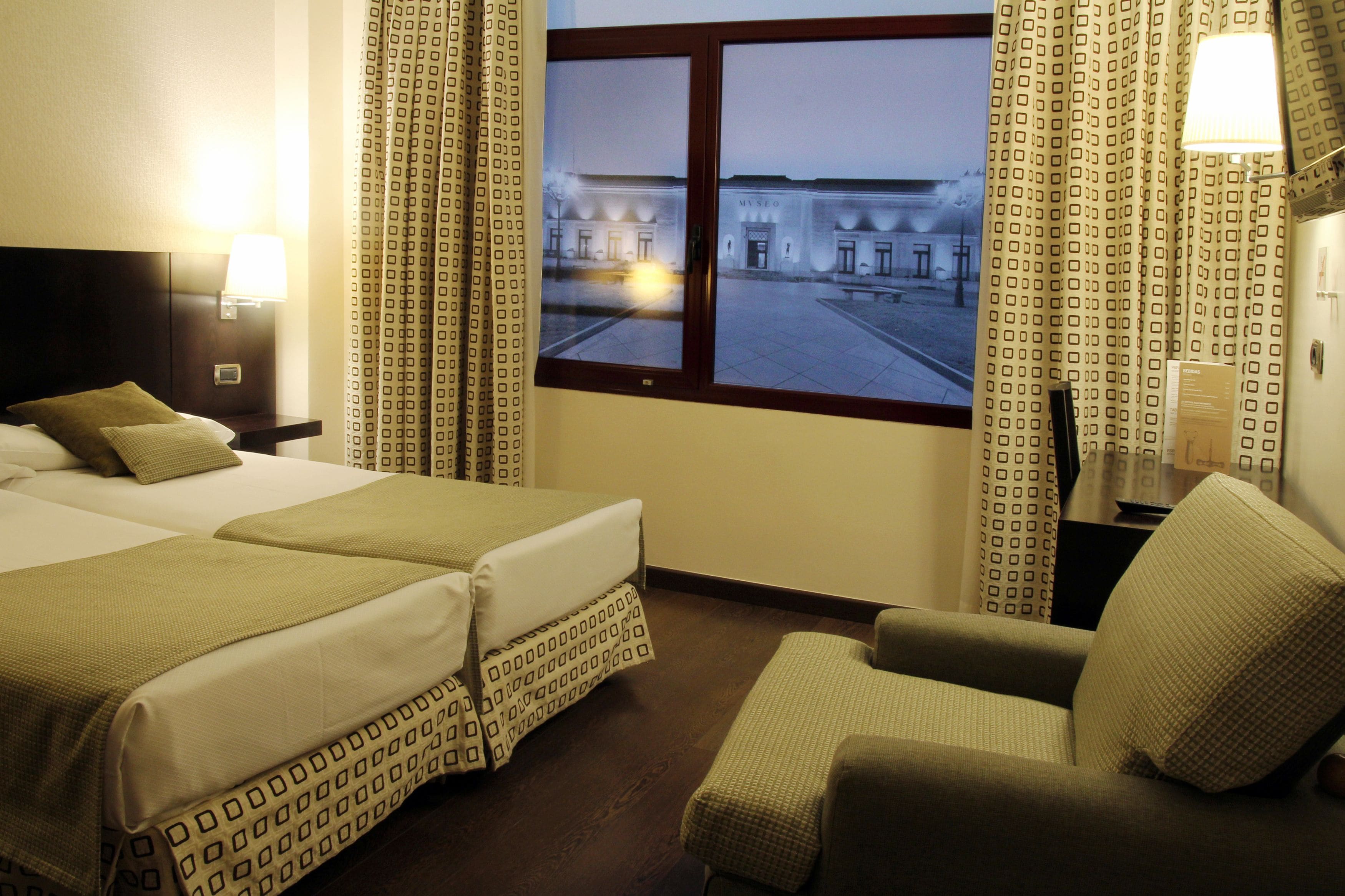 standard twin room (interior) | view from room