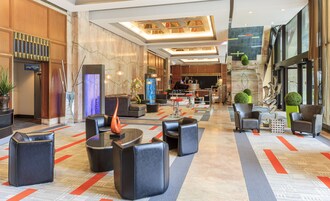 Sala de estar en el lobby