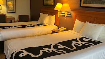 Room, 2 Double Beds | Premium bedding, iron/ironing board, free cribs/infant beds, free WiFi