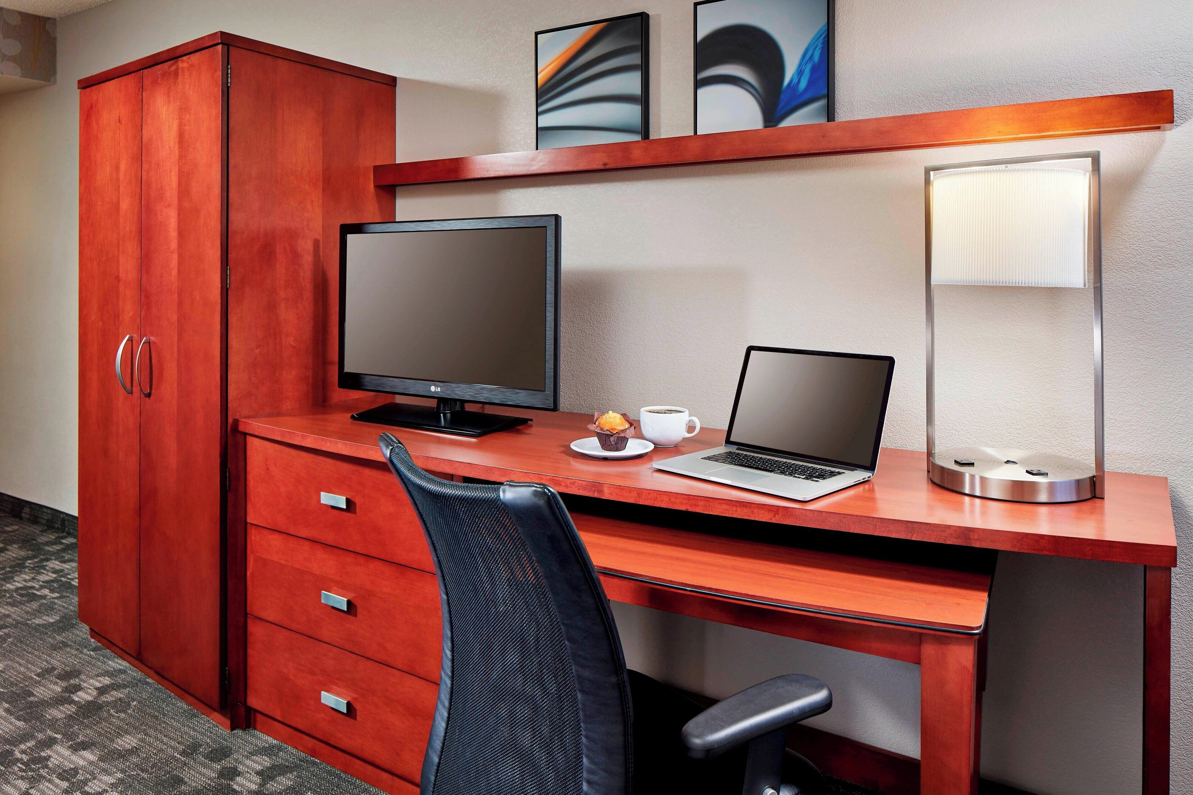 1 bedroom, hypo-allergenic bedding, in-room safe, desk