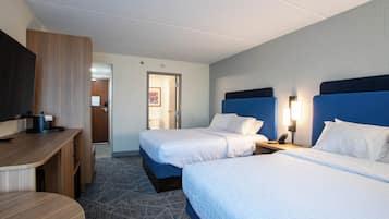 Premium bedding, pillow-top beds, in-room safe, desk