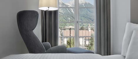 1 Schlafzimmer, hochwertige Bettwaren, Zimmersafe, kostenloses WLAN