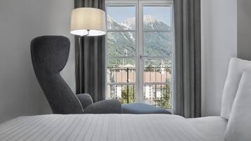 Hochwertige Bettwaren, Zimmersafe, kostenloses WLAN, Bettwäsche