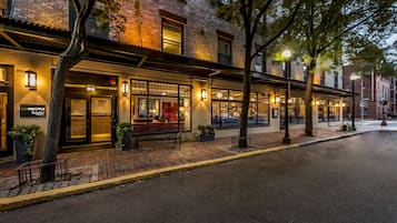 Front of property - evening/night