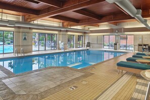 Indoor pool, outdoor pool
