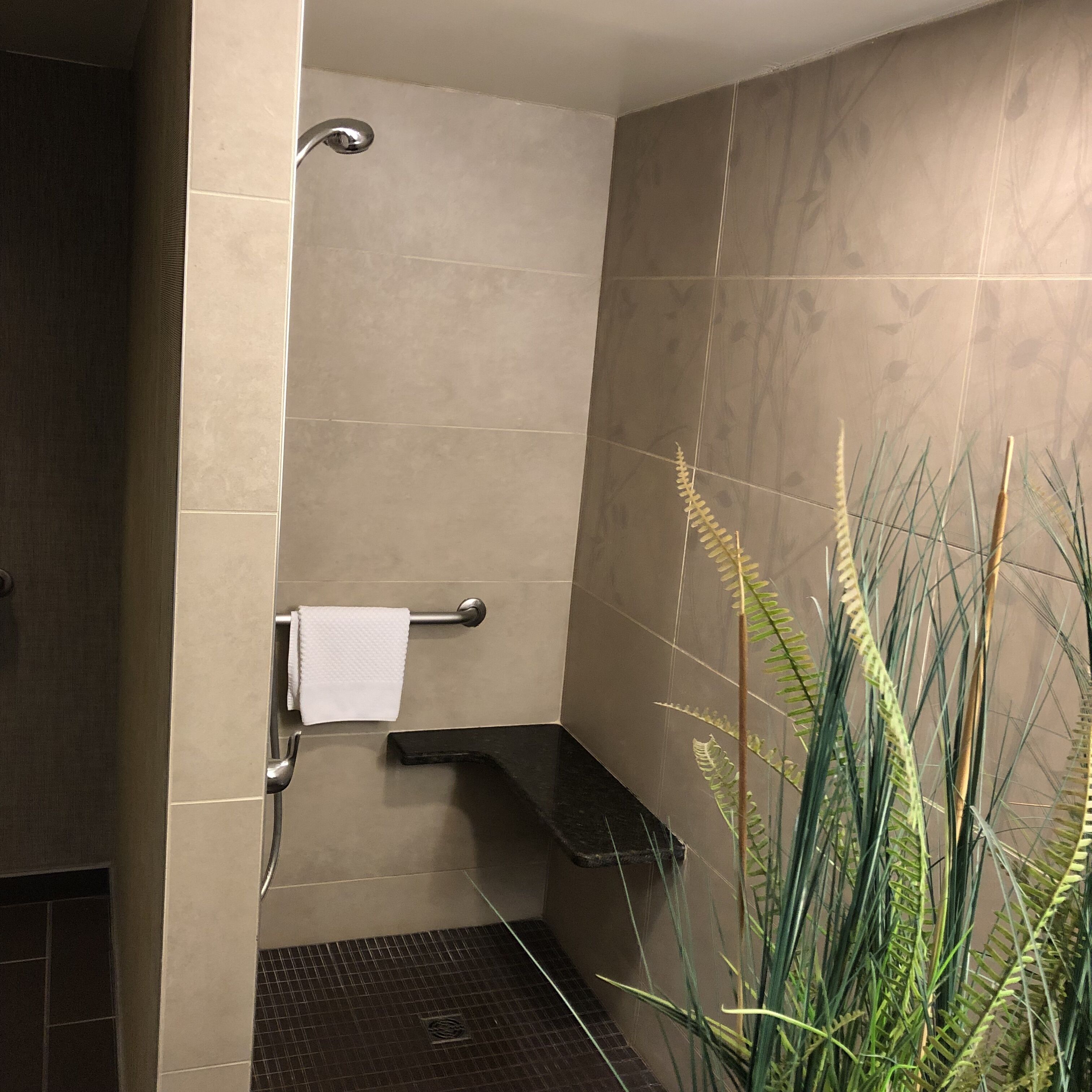 deluxe suite, 1 king bed, accessible | bathroom | combined shower/bathtub, free toiletries, hair dryer, towels