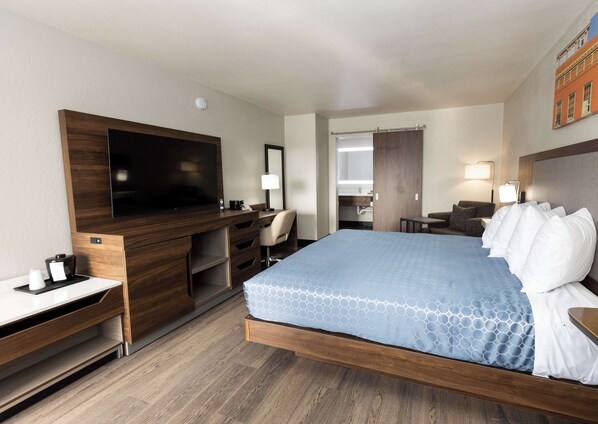 Escrivaninha, espaço de trabalho para notebook, Wi-Fi de cortesia