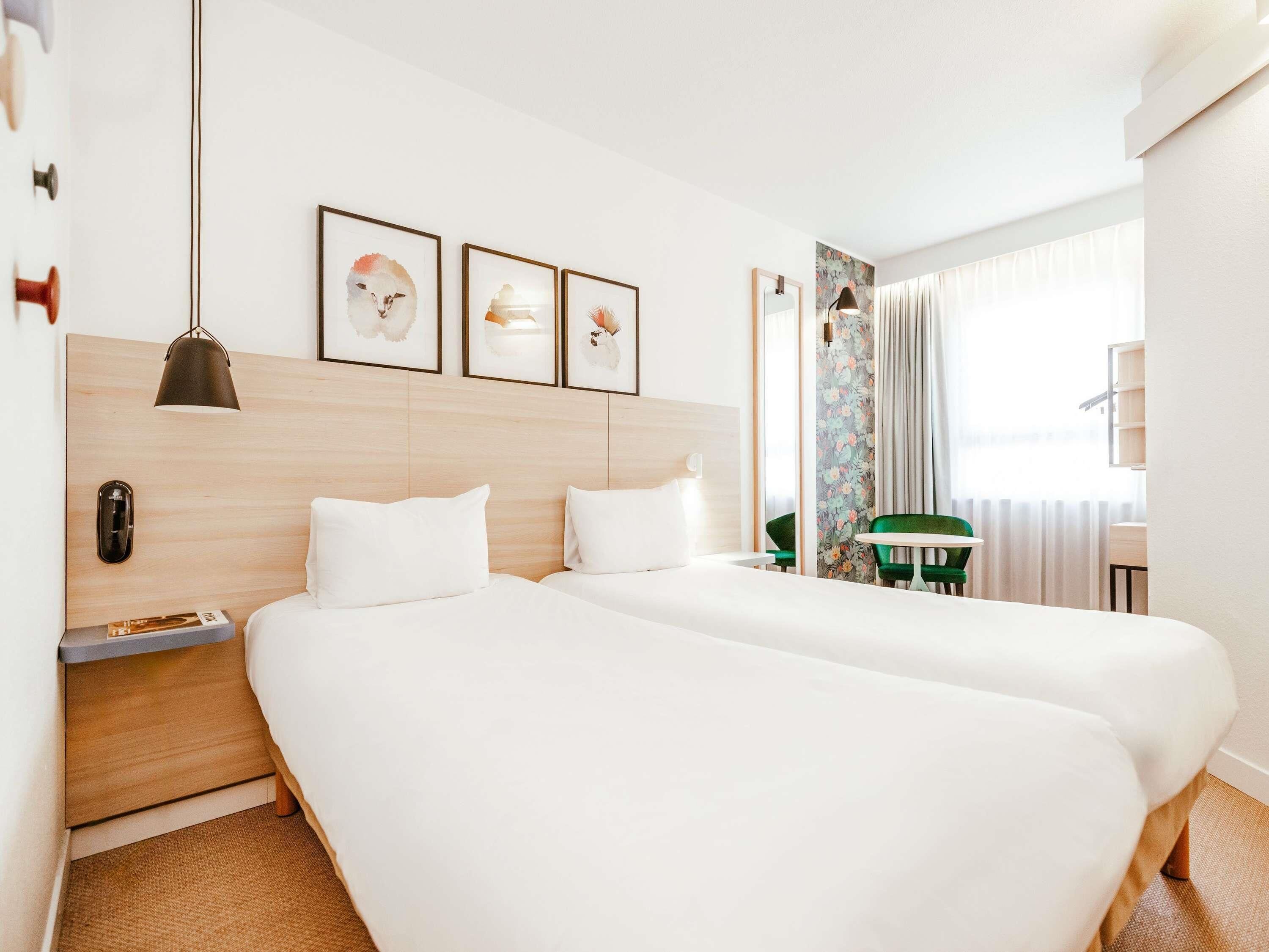Pillow-top beds, in-room safe, desk, blackout curtains
