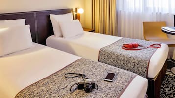 Ropa de cama de alta calidad y minibar