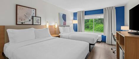 Chambre, 2 grands lits