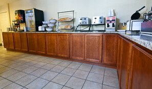 Free daily full breakfast