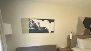 Room, 1 King Bed with Sofa bed | Living area