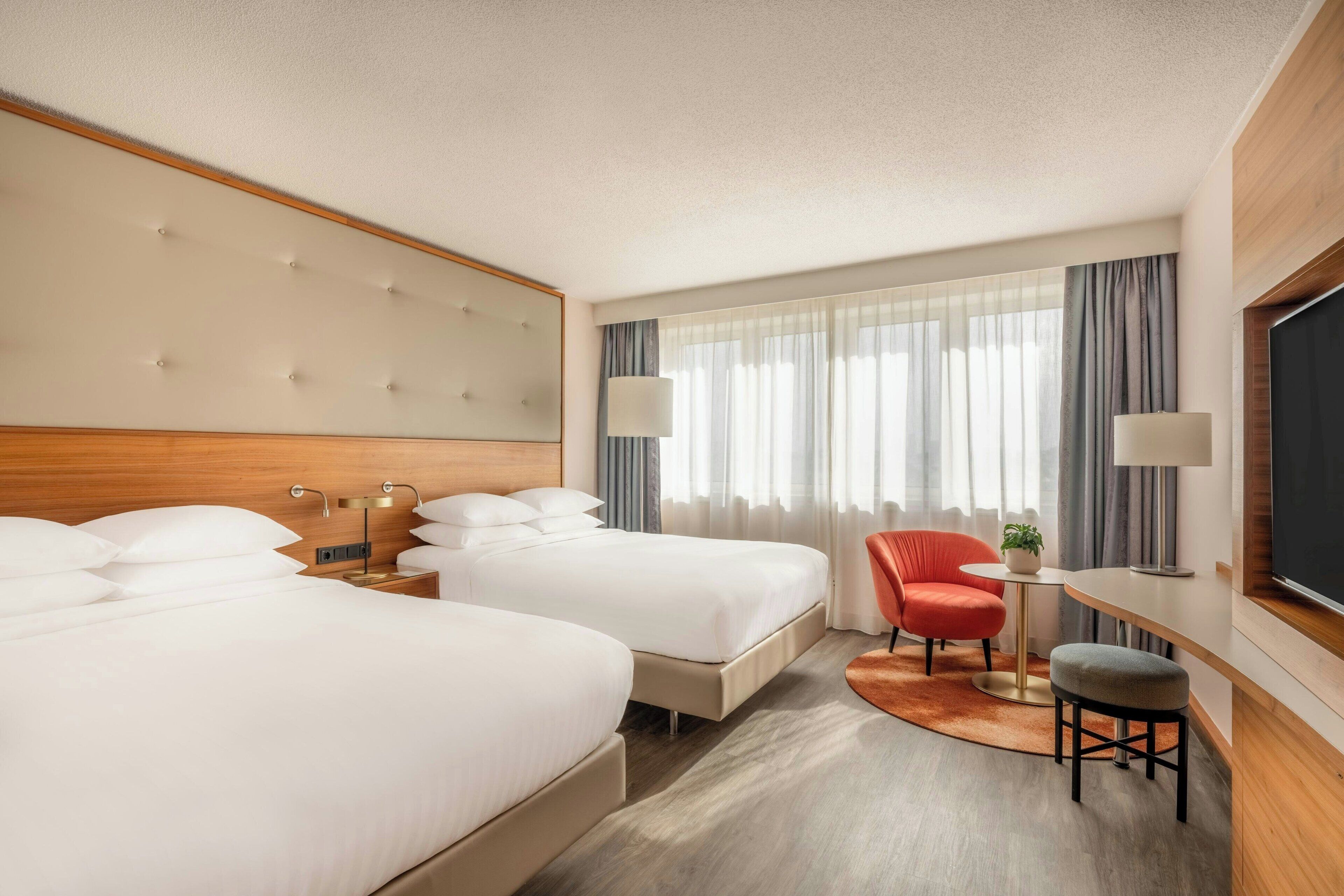 executive room, 2 double beds, non smoking | 1 bedroom, premium bedding, minibar, in-room safe