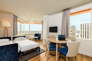 Premium bedding, in-room safe, desk, soundproofing