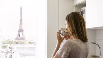 Apartment, 1 Bedroom, Tower (Eiffel Tower View) | Premium bedding, in-room safe, desk, soundproofing
