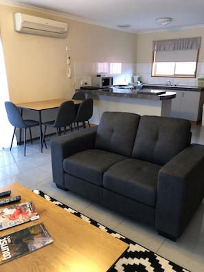 Two Bedroom Apartment | Living area | LCD TV, DVD player