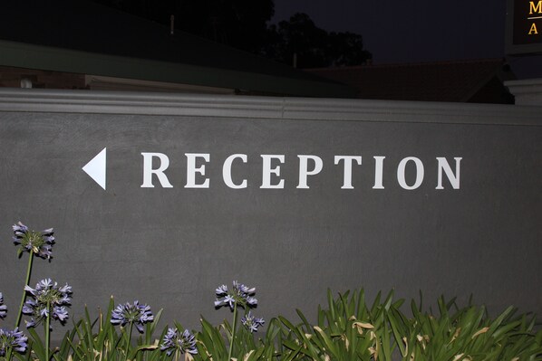 Front of property - evening/night