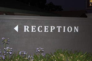 Front of property - evening/night