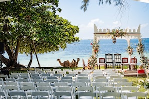 Área de bodas al aire libre