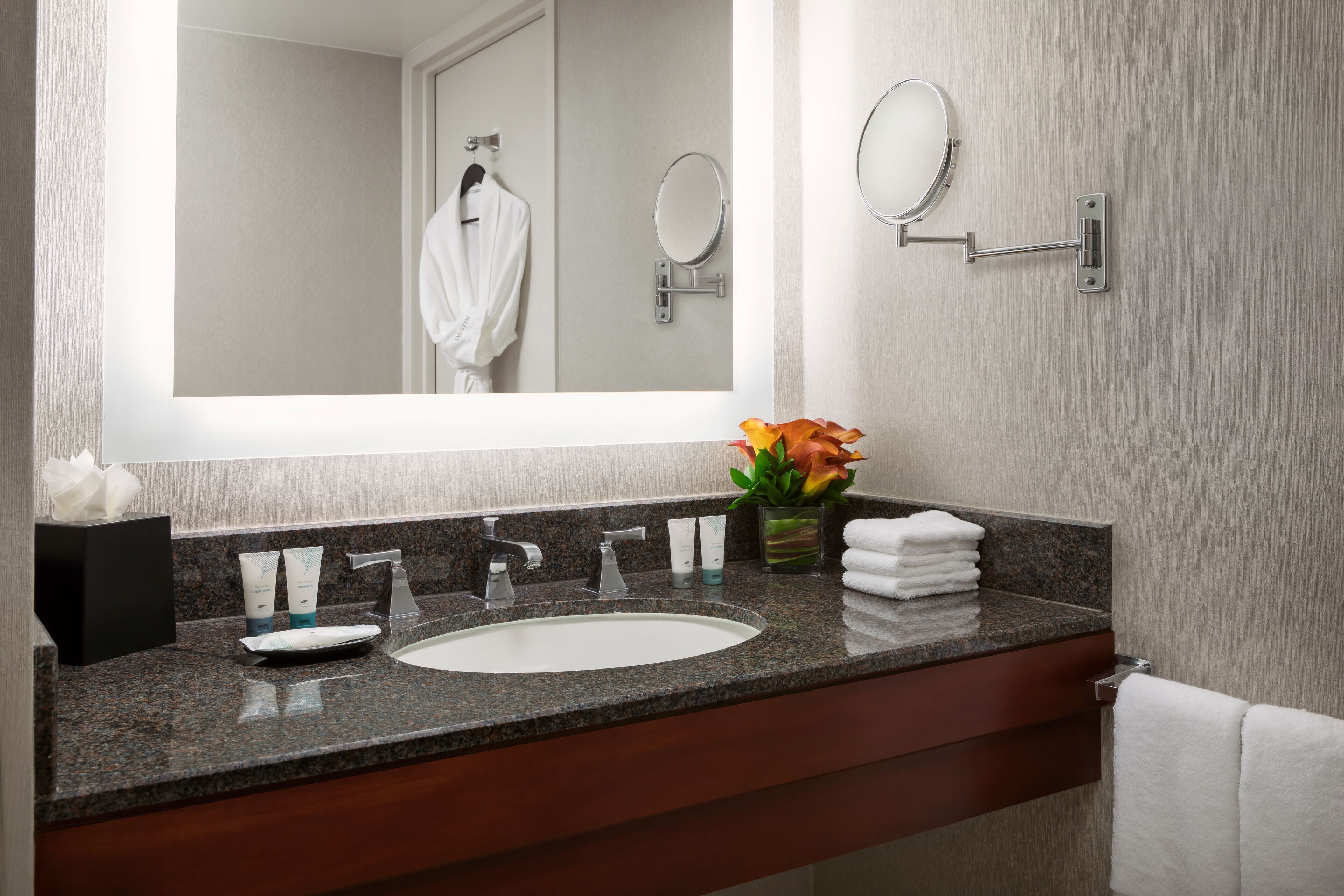 combined shower/bathtub, deep-soaking bathtub, hair dryer, towels