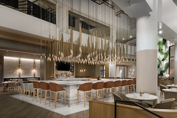 Lobby lounge at The Westin Long Beach