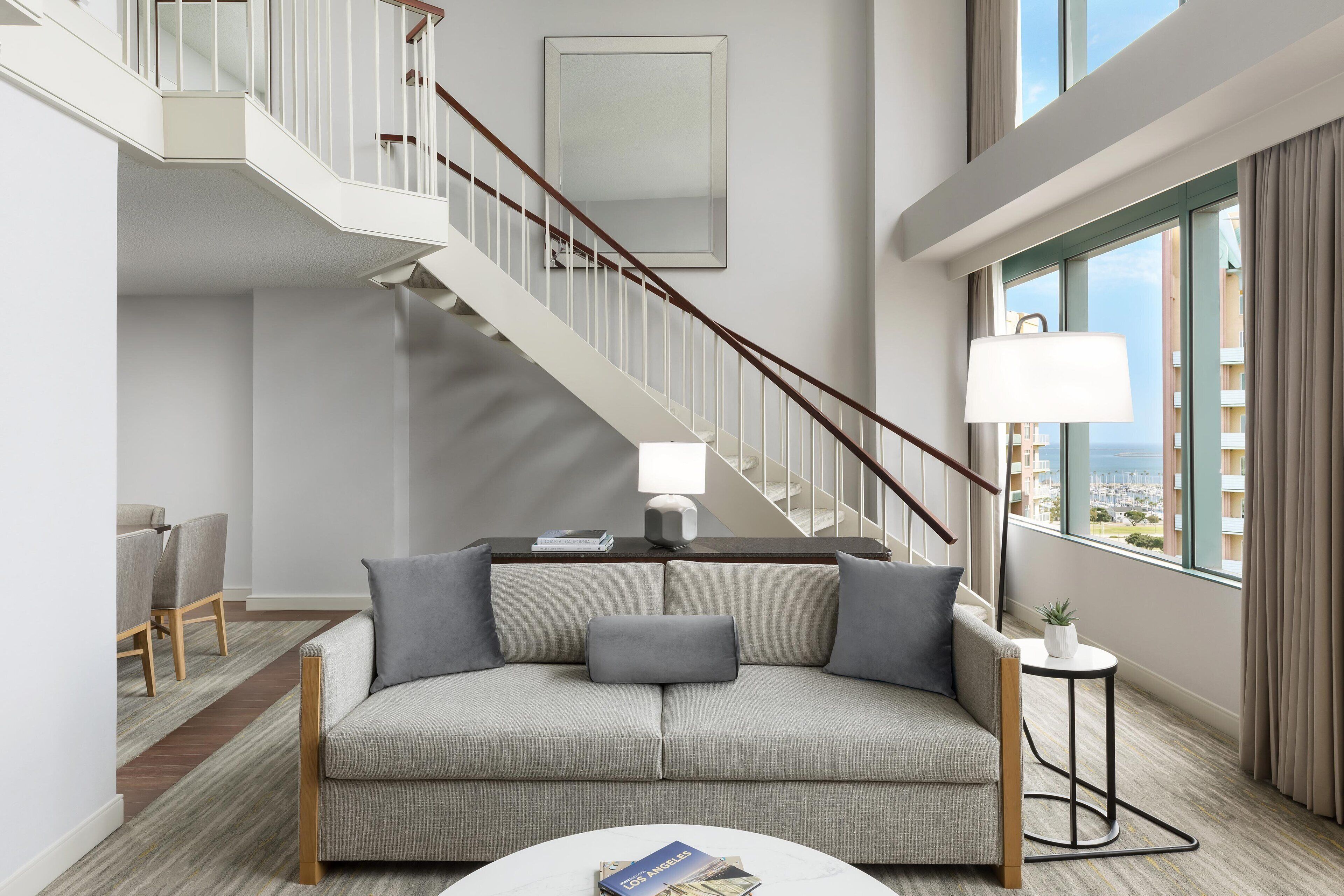 suite, 1 king bed | living area | lcd tv, pay films