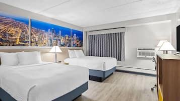 Room, 2 Double Beds, Accessible, Non Smoking (Mobility) | Desk, blackout drapes, free WiFi, bed sheets