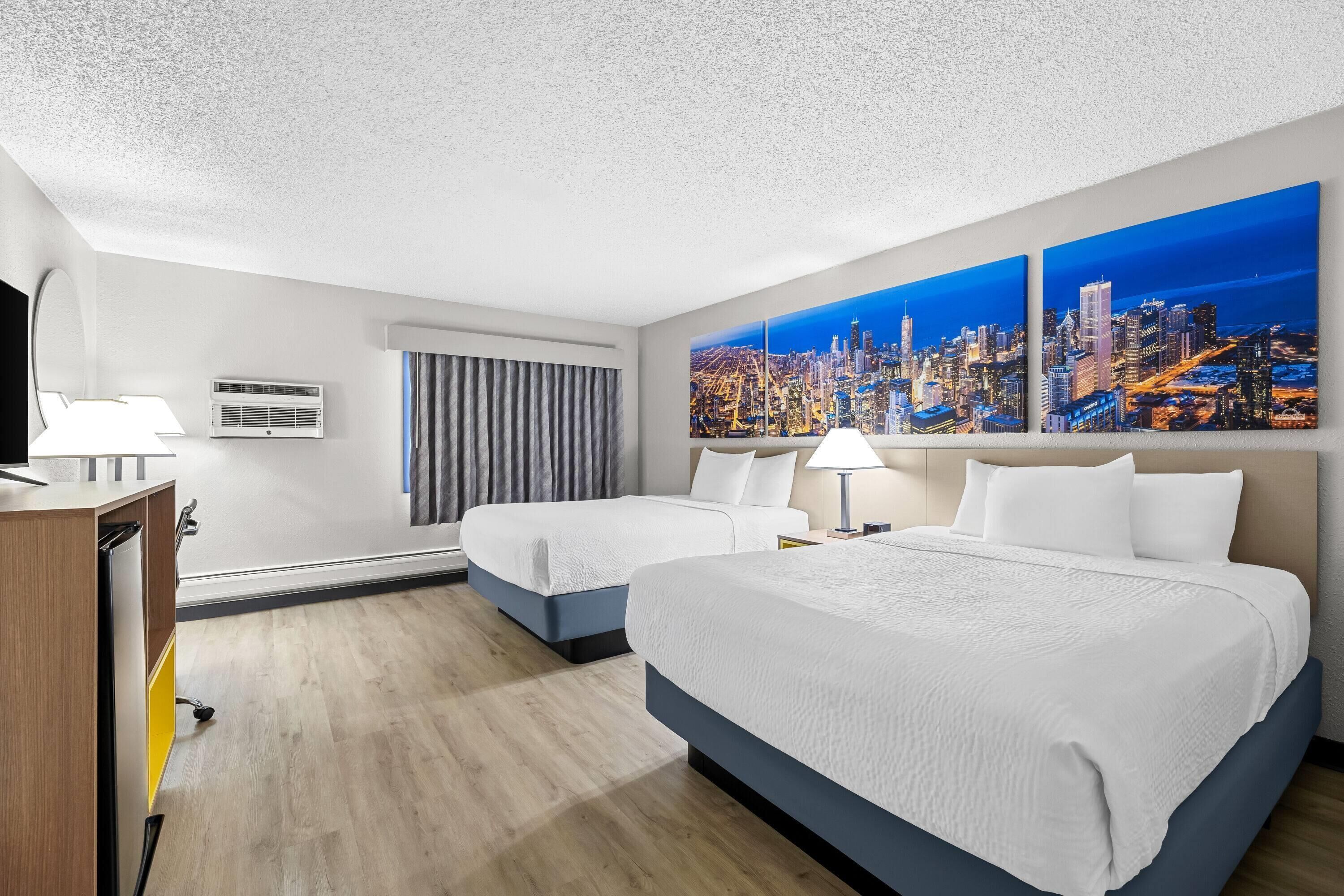 Room, 2 Queen Beds, Non Smoking | Desk, blackout drapes, free WiFi, bed sheets