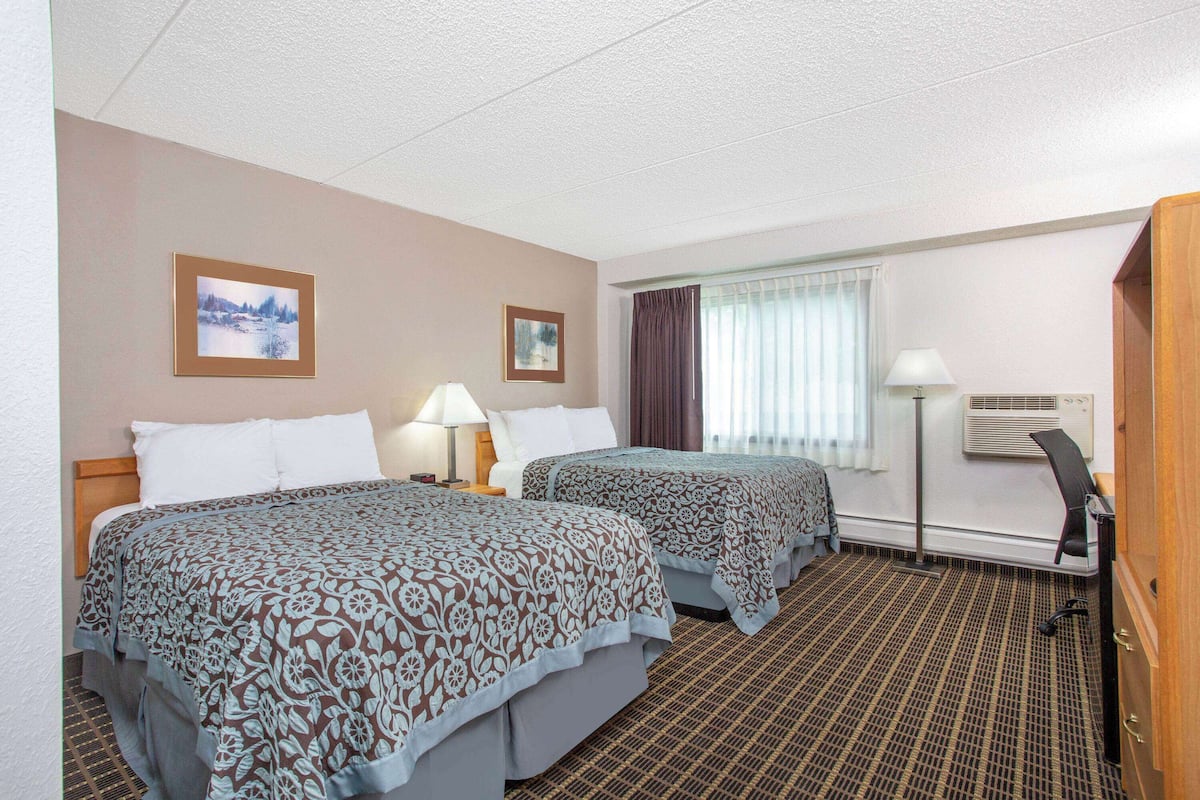 Room, 2 Double Beds, Accessible, Non Smoking (Mobility) | Desk, blackout drapes, free WiFi, bed sheets