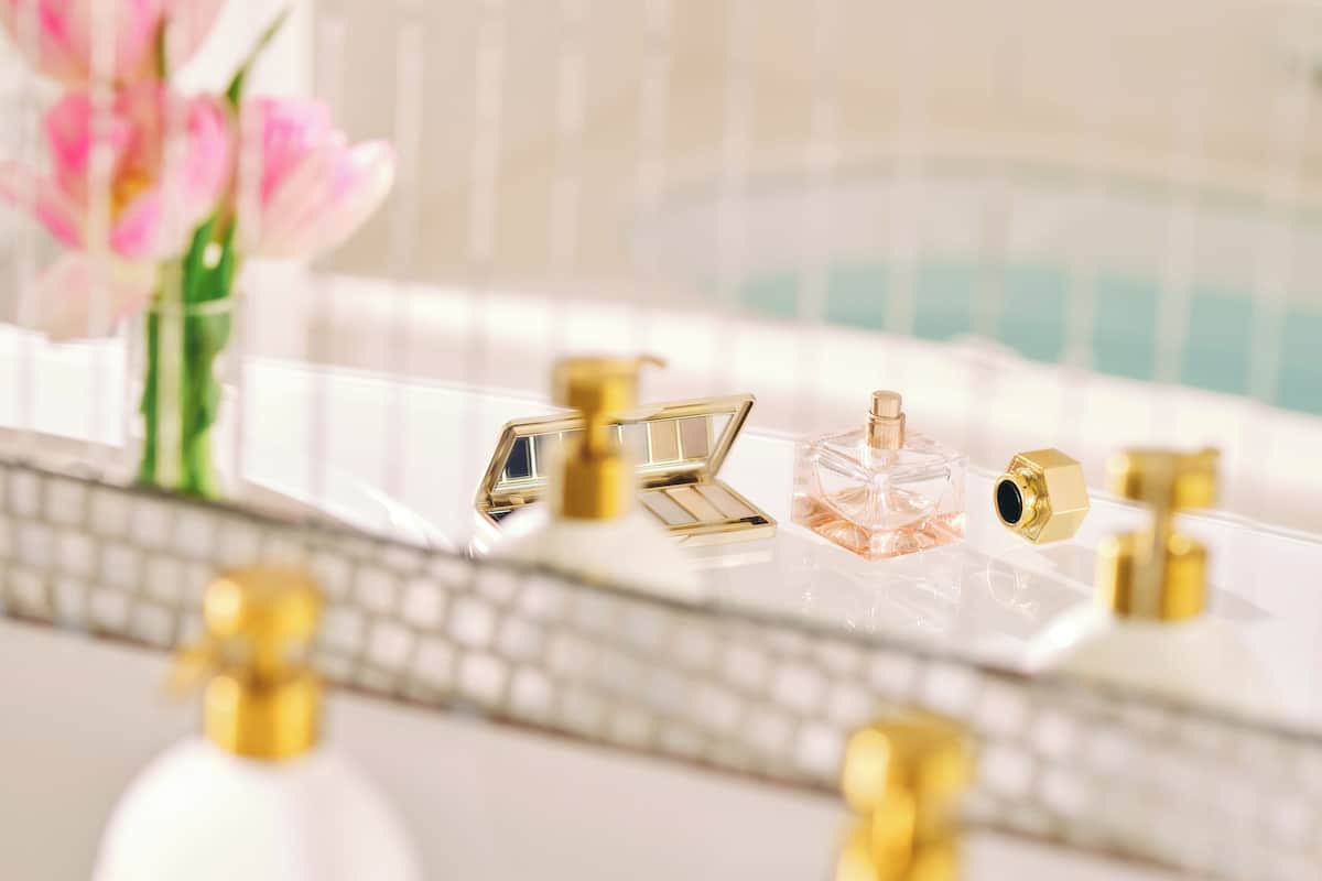 free toiletries, hair dryer, bathrobes, slippers