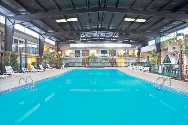 Indoor pool, outdoor pool