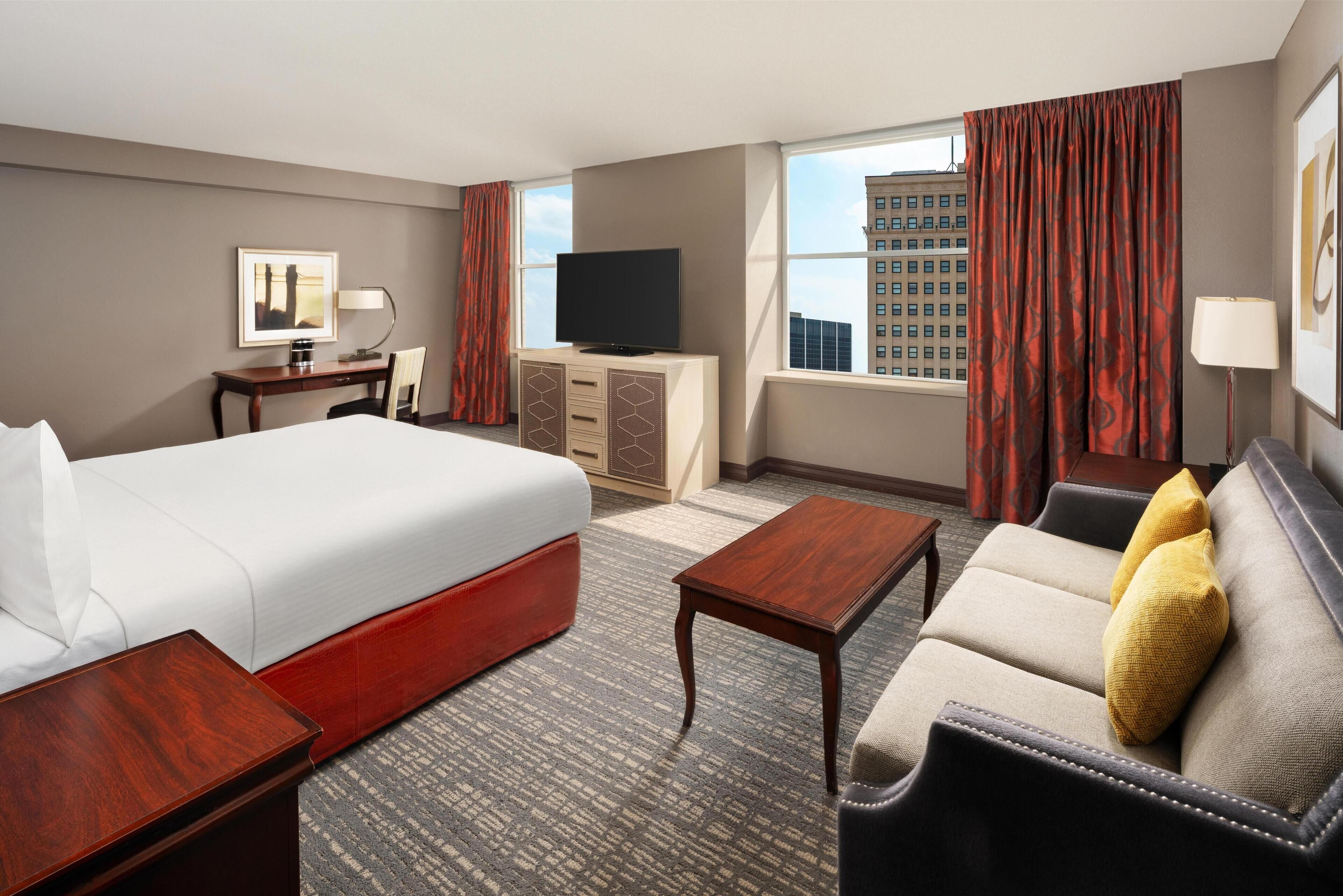 Room, 1 King Bed with Sofa bed | View from room