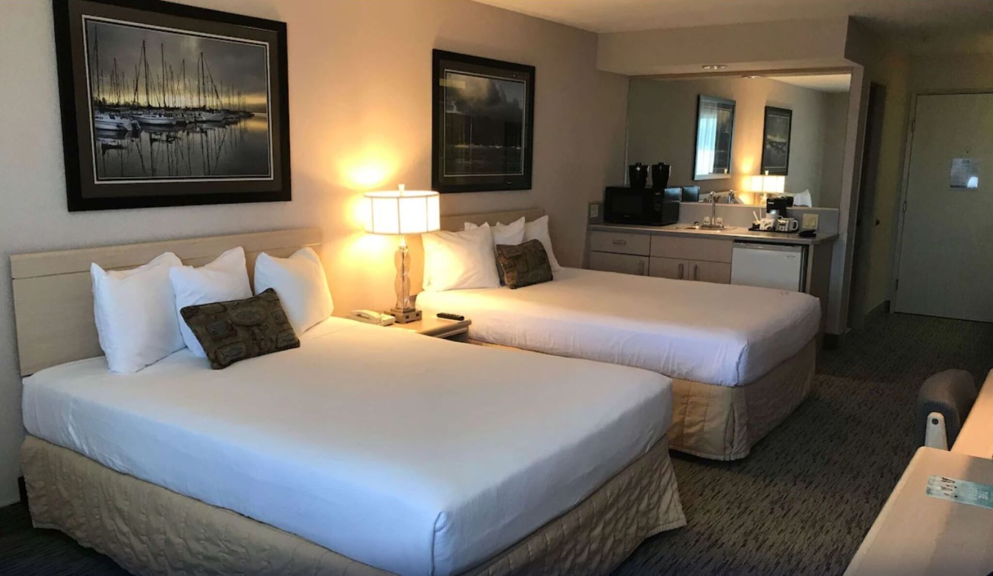 Blackout drapes, iron/ironing board, free WiFi, bed sheets