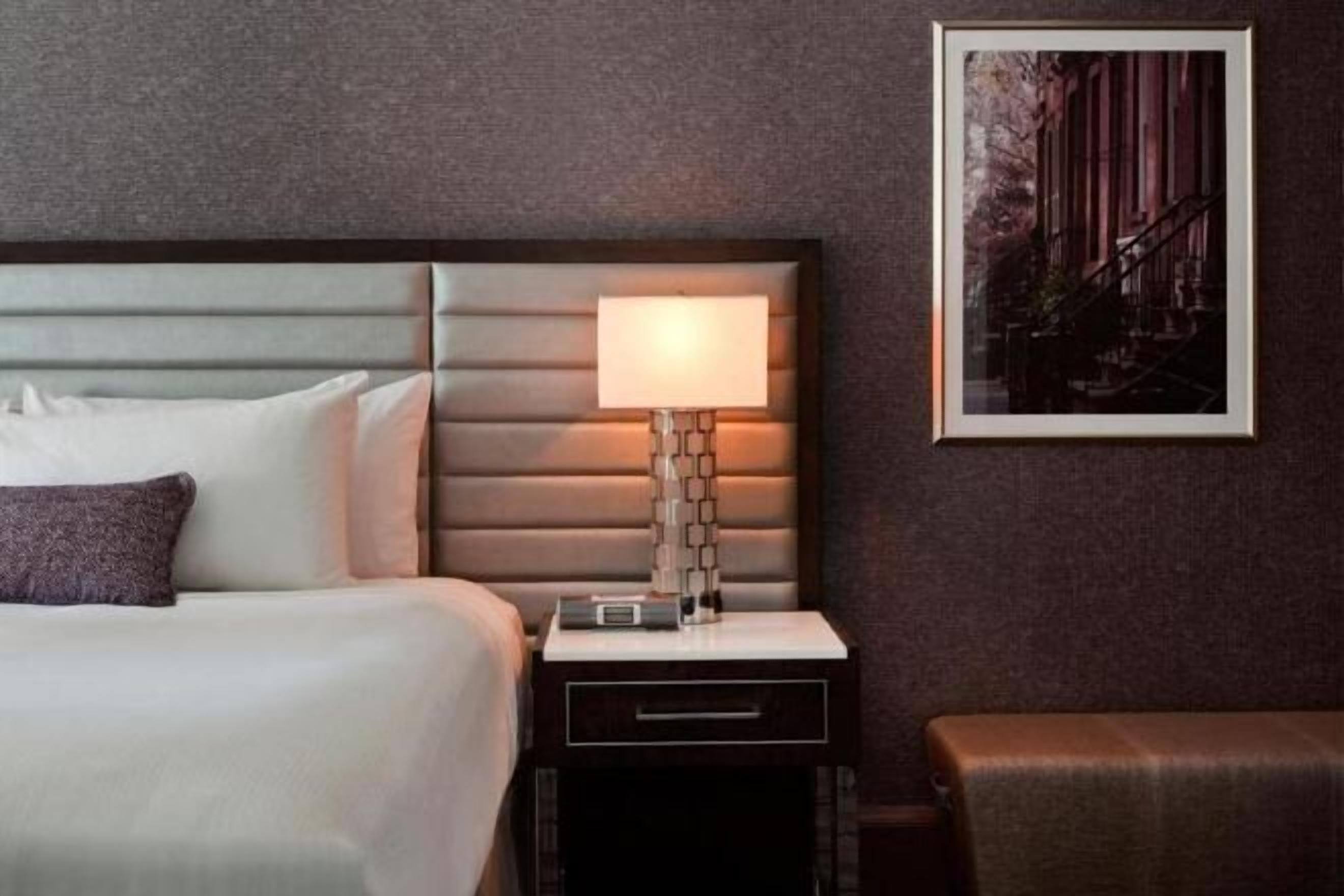 Roupas de cama premium, camas com colchões pillow-top