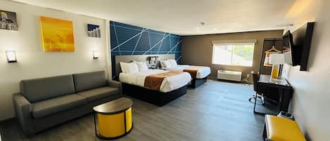 Basic Suite, Multiple Beds, Non Smoking | 1 bedroom, in-room safe, desk, laptop workspace