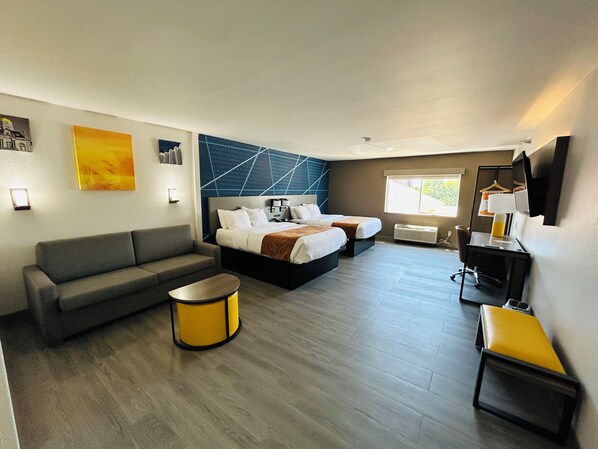 Basic Suite, Multiple Beds, Non Smoking | 1 bedroom, in-room safe, desk, laptop workspace - Comfort Suites Terre Haute University Area (Terre Haute)