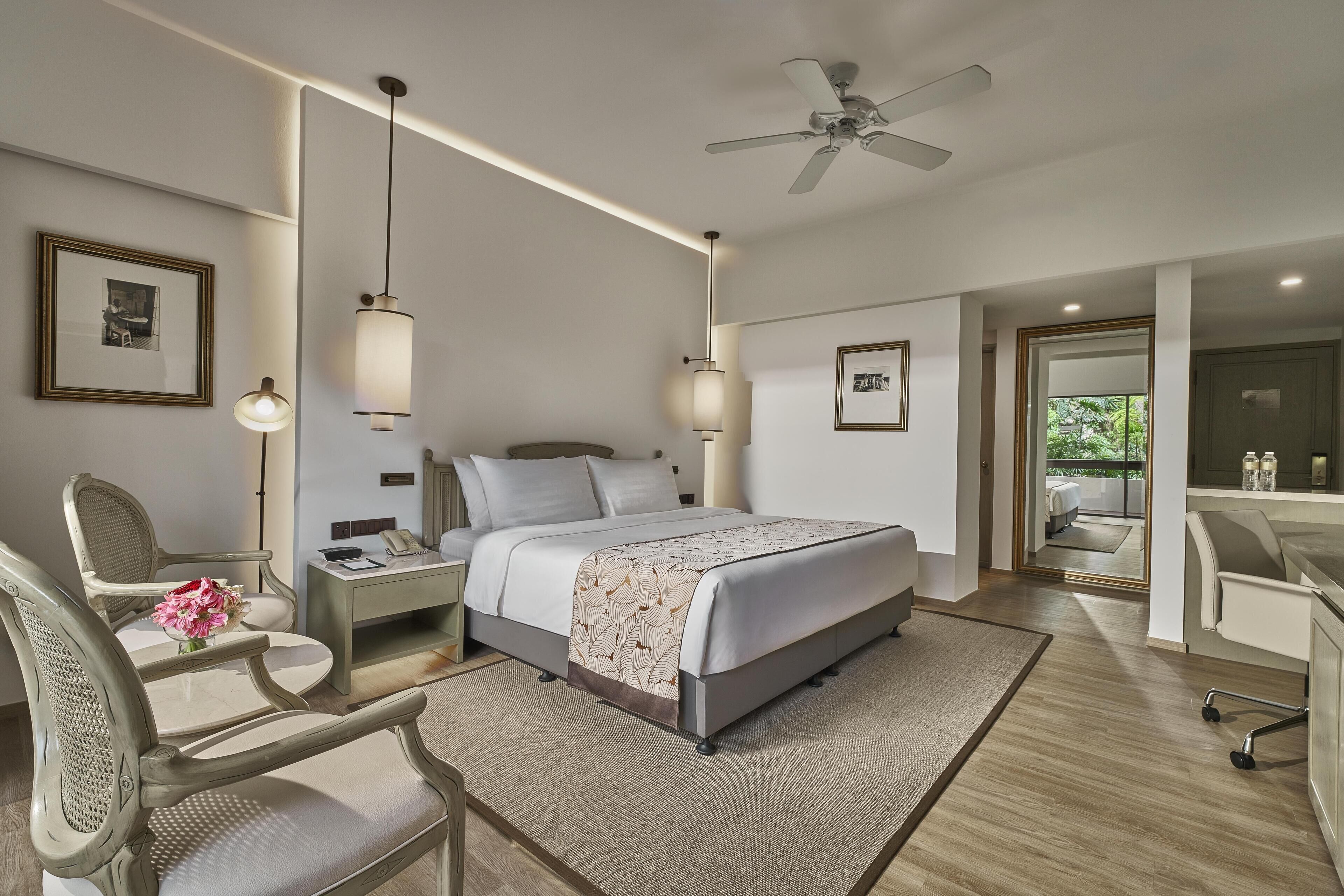 In-room safe, desk, iron/ironing board, free cots/infant beds