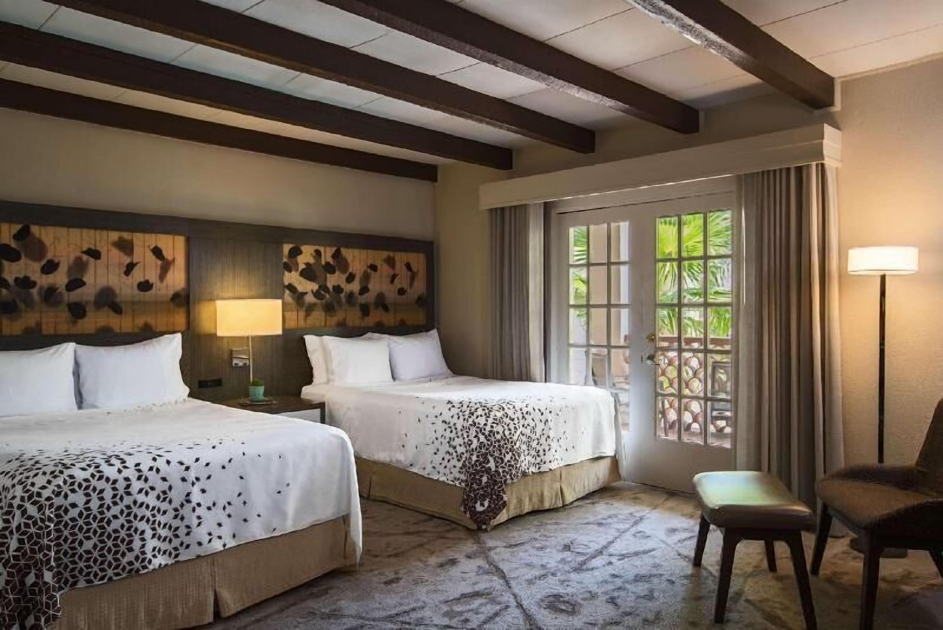 Premium bedding, pillowtop beds, in-room safe, desk
