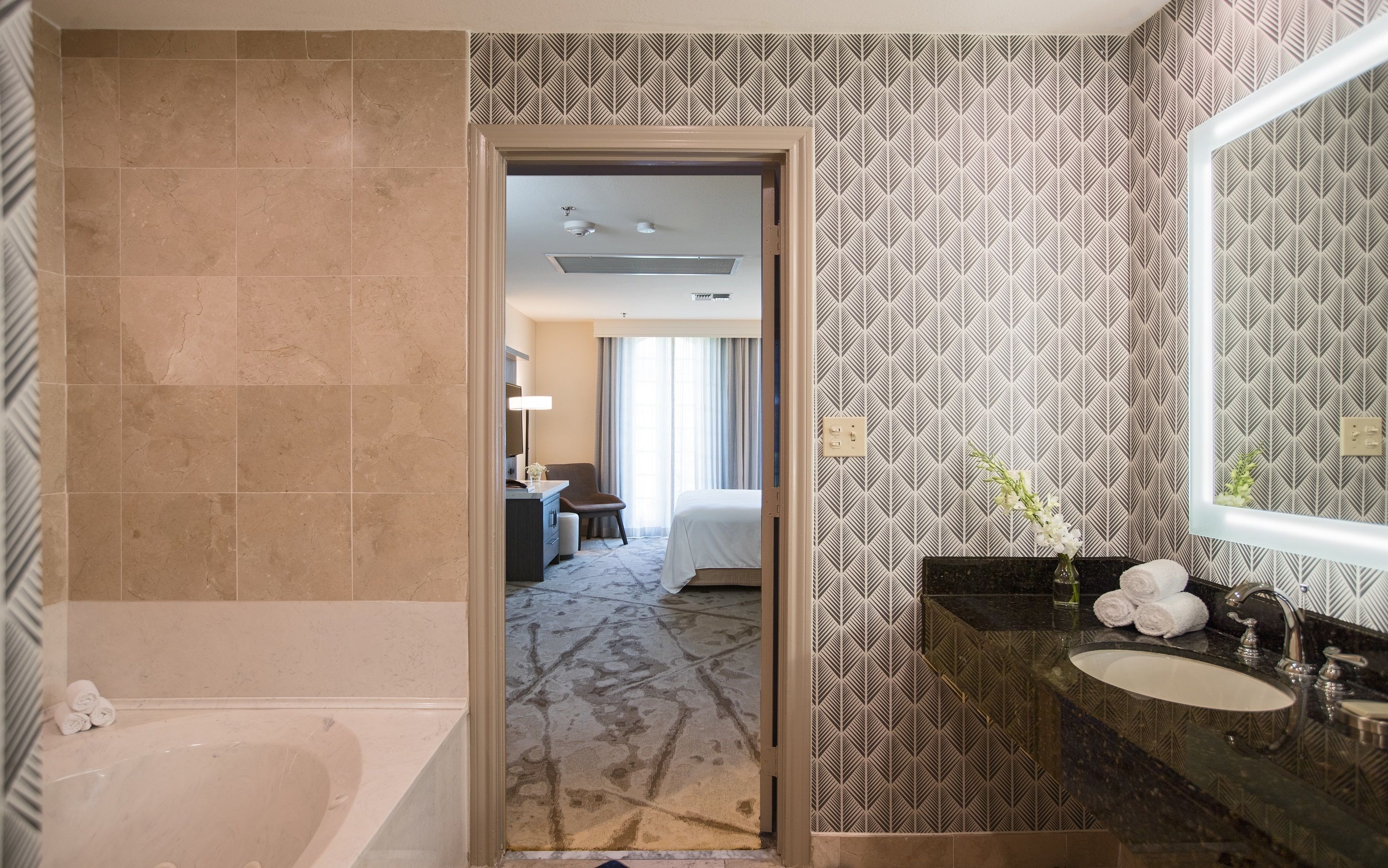 presidential suite, 1 bedroom, non smoking (1 king bed) | premium bedding, pillow-top beds, in-room safe, desk